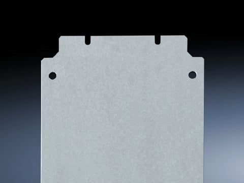 1567700 Mounting Plate, For Use With KL, KL-HD Series 12 in H x 12 in W Enclosure, NEMA 4/IP66 Degree of Protection, Sheet Steel