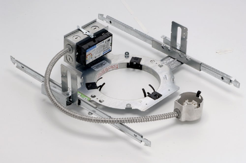AFV 32-42TRT 6 MVOLT HSG AFV Architectural Recessed Housing, CFL Lamp, 120/277 VAC, Galvanized Steel Housing