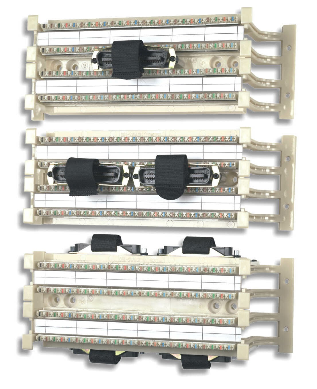 25-Pair 110 Wall Mount Block w/4-Pair Clips to Female Telco
