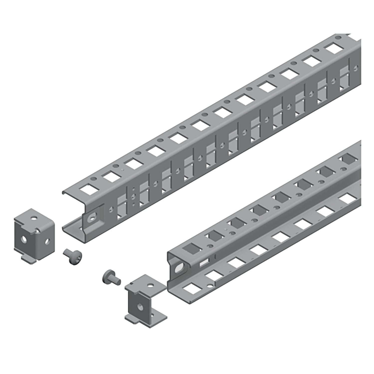 NSYSUCR4040 Universal Plinth Cross Rail, Steel