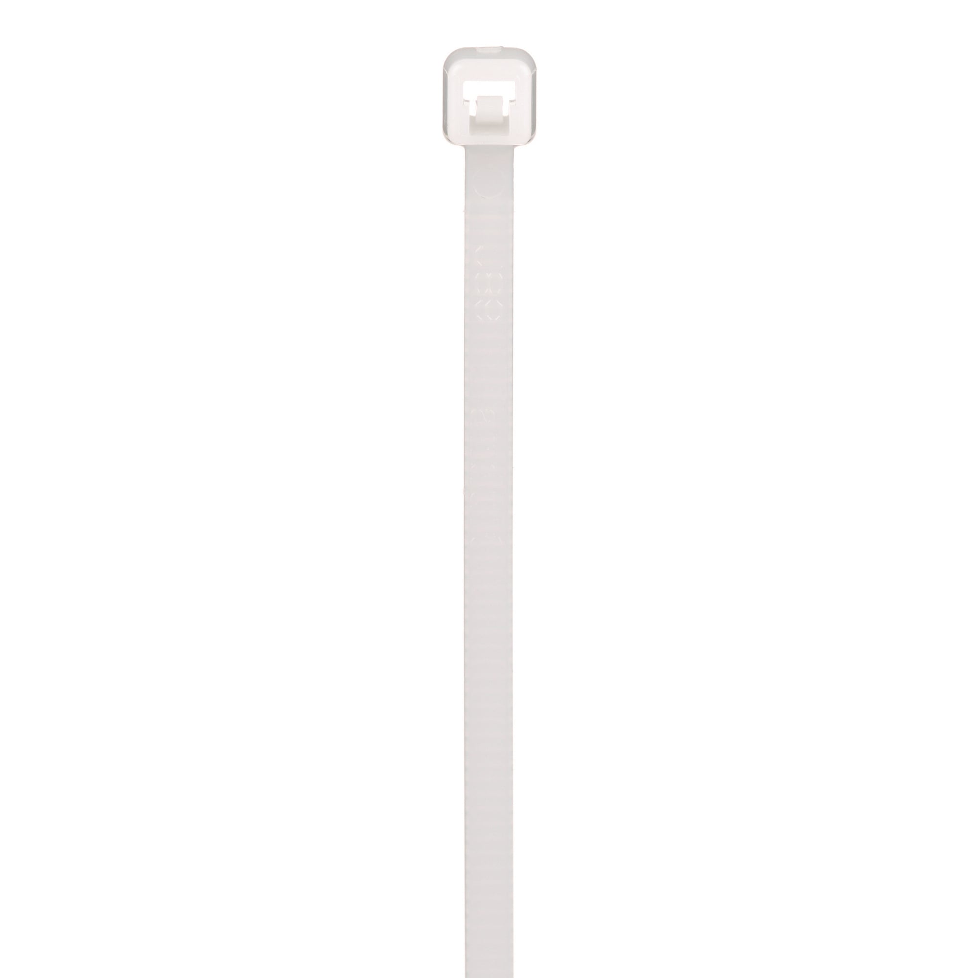 PLT1.5M-XMR Pan-Ty Cross Section Miniature Reel-Fed Cable Tie, 5.6 in L x 0.1 in W x 0.04 in THK, Nylon 6.6