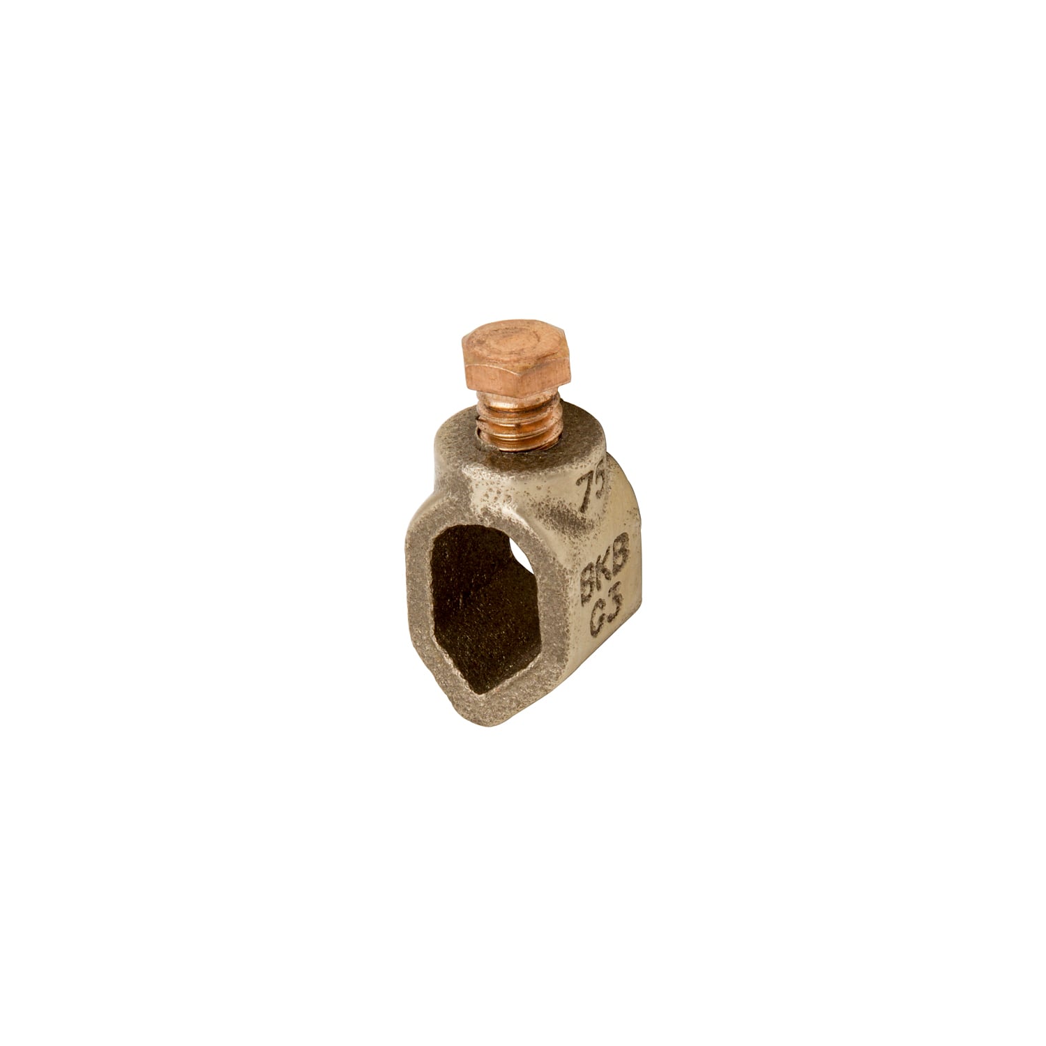 G3 Blackburn EZ-Ground Type G Budget Line Non-Insulated Grounding Rod Clamp, 3/8 in Rod, 10 to 4 AWG Conductor, Copper