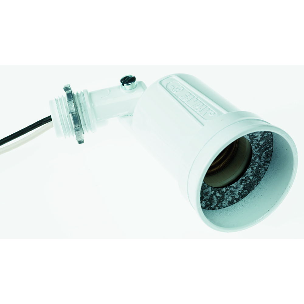 PAR1W Diecast Outdoor Lampholder, White