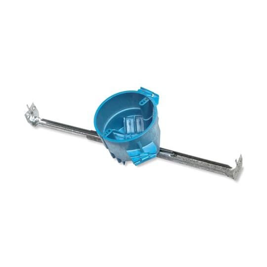 BH525H Carlon Non-Metallic Ceiling Box, PVC, 25 cu-in Capacity, 1 Gangs, 2.95 in D