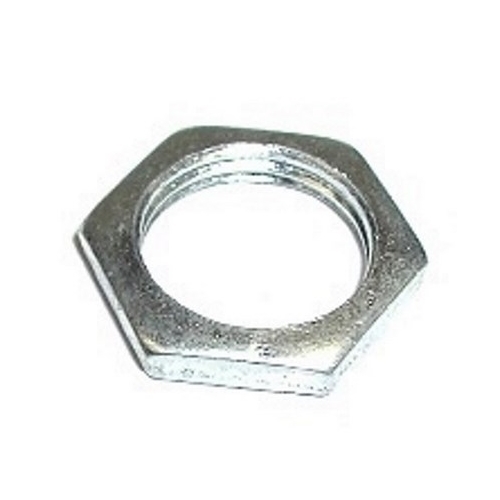 100 Bridgeport Conduit Locknut, 3/8 in, For Use With IMC/Rigid Conduit, Steel, Electro-Plated Zinc