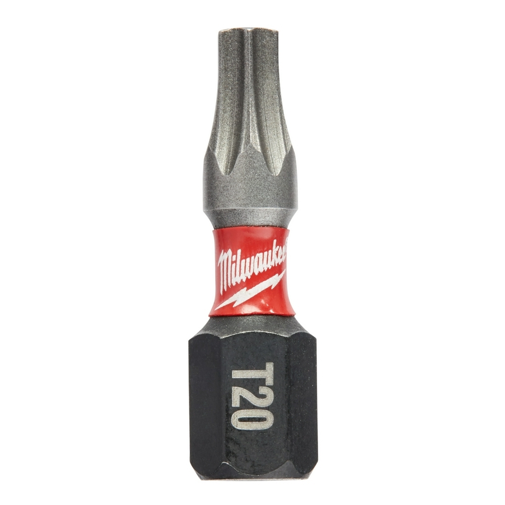 48-32-4414 Shockwave Impact Duty Impact Insert Bit, T20 Torx Point, 1 in OAL, 1/4 in, Proprietary Steel