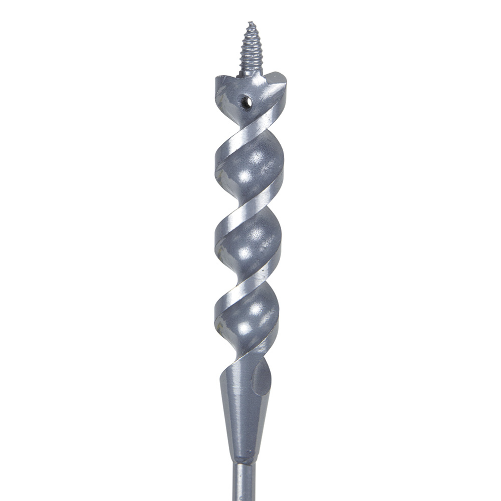 53719 Flexible Long Auger Bit With Screw Point, 3/4 in Dia, 54 in OAL, Screw Point, Oxide Coated