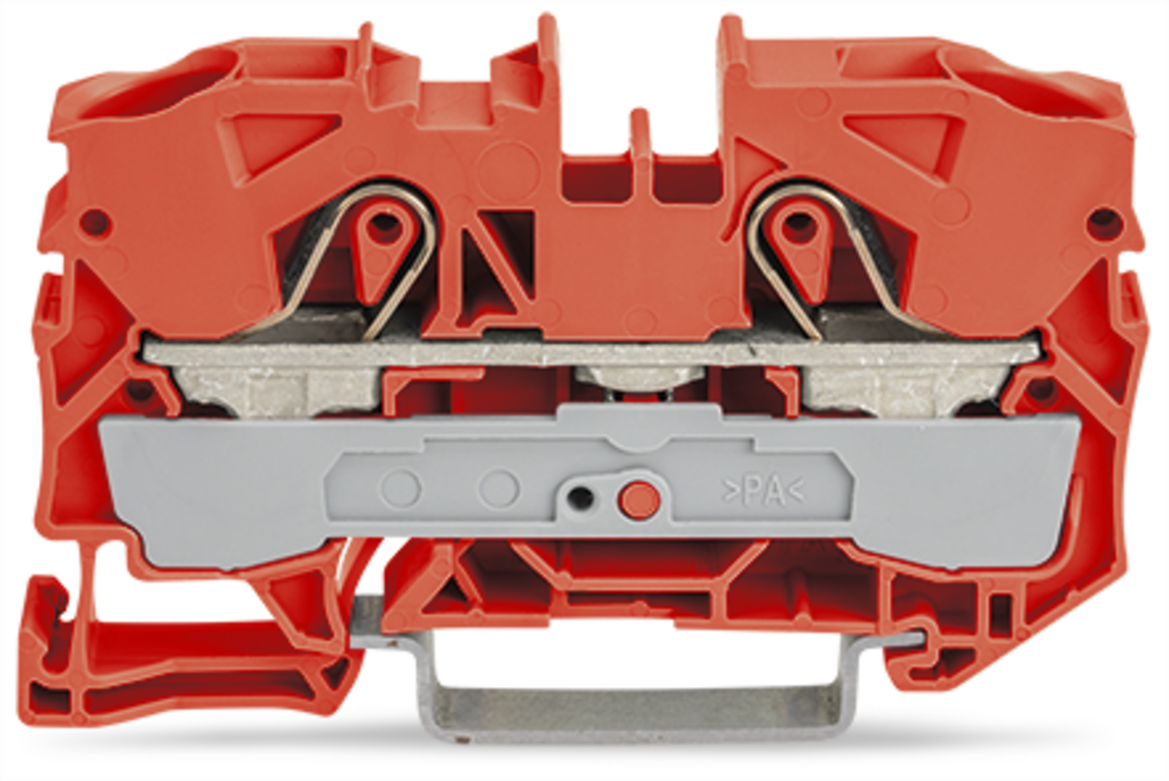 2010-1202 Operating Tool Conductor Terminal Block, 800 V, 57 A, 20 to 6 AWG Wire, 1 Poles, DIN Rail Mount