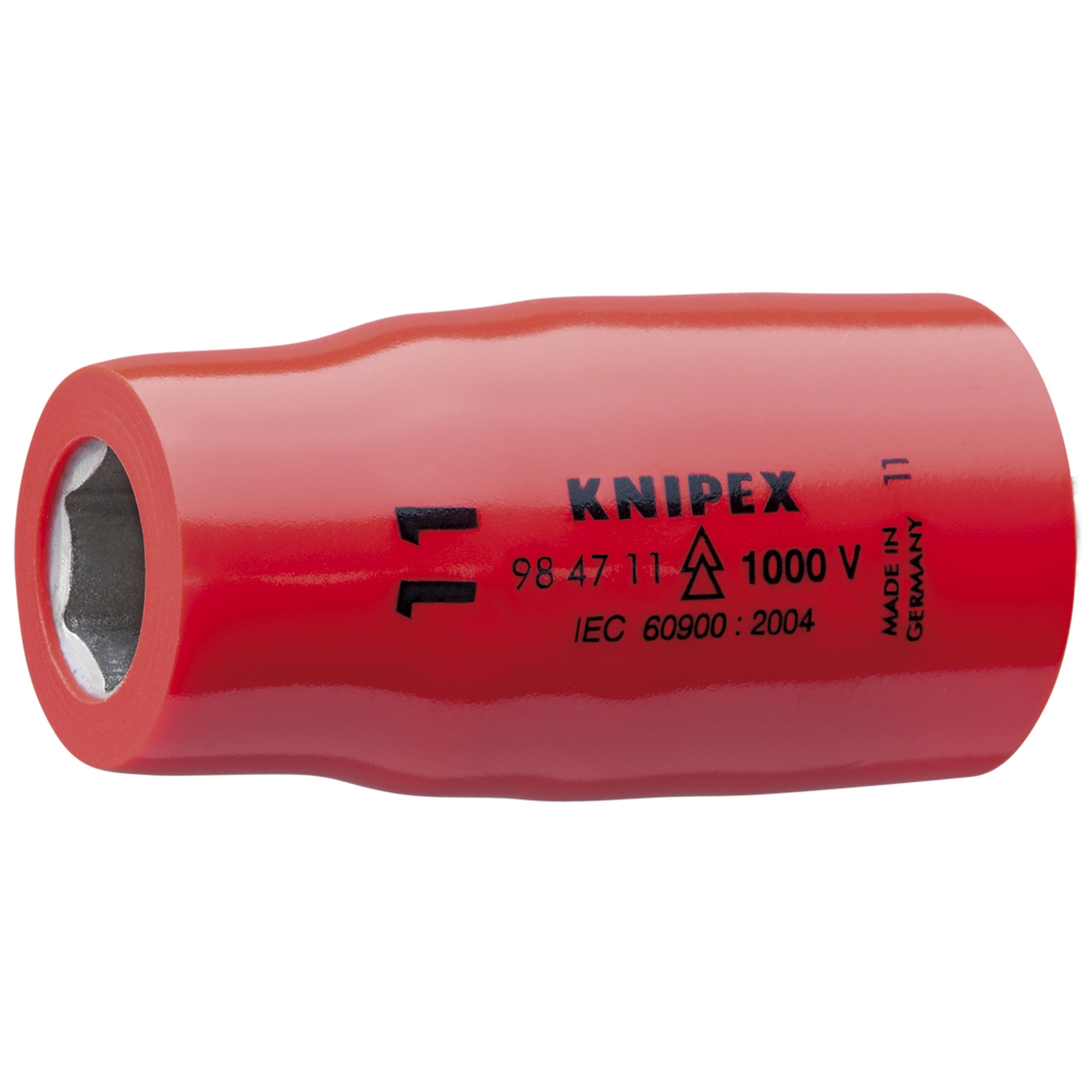 Hex Socket, 1/2 in. Drive-1000V Insulated, 12 mm