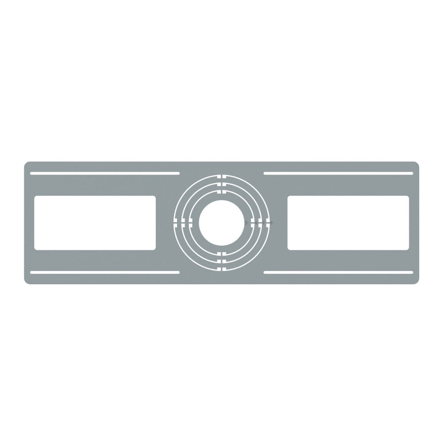 DLPLATE/WFR3456 Mounting Plate, For Use With 3 in, 4 in, 5 in, 6 in Recessed Downlights, Recessed Mounting
