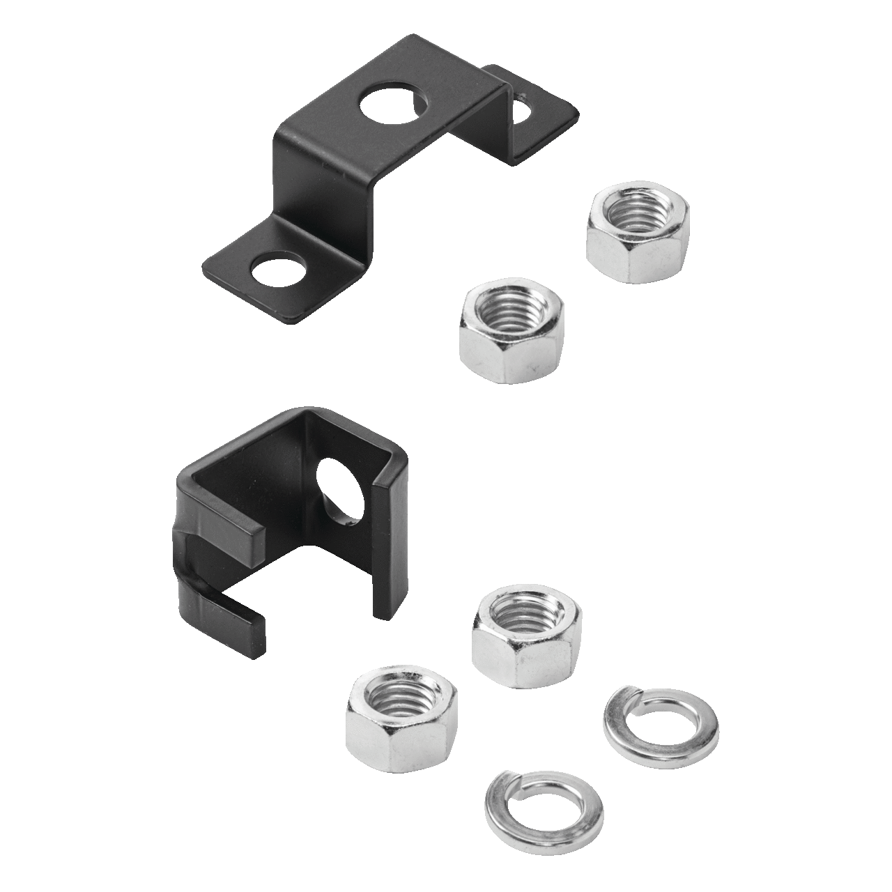 LTR DCR Ceiling Support Kit, For Use With Ladder Rack Systems, 5/8 in x 6 ft Threaded Rod, Steel, Black