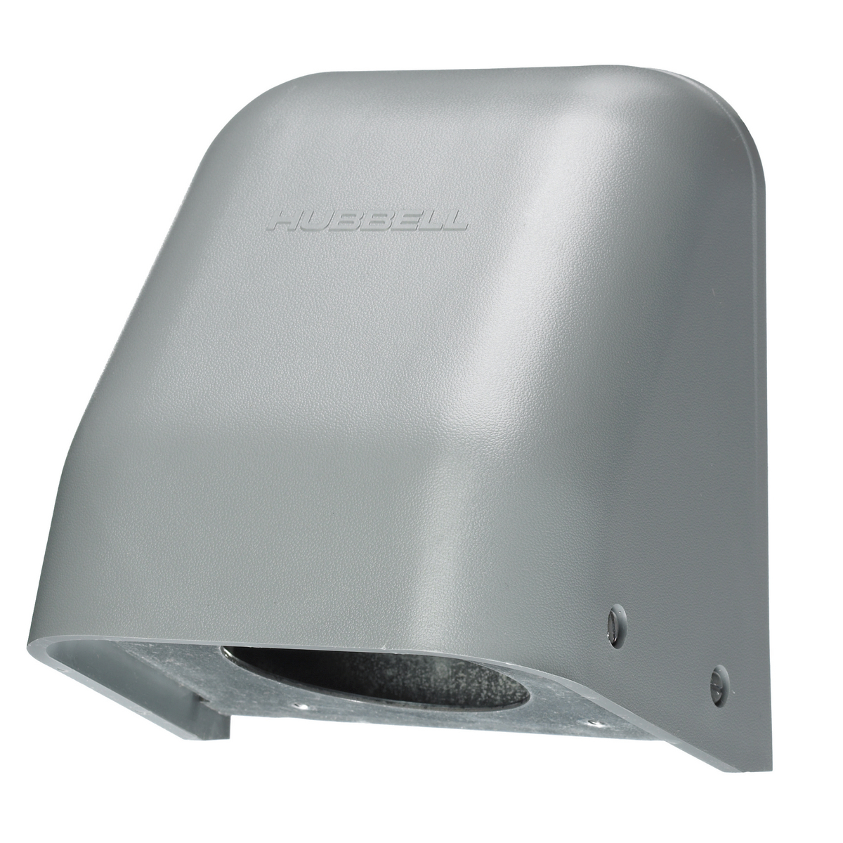 AA2030PS 1-Outlet, Fabricated Standard Screw Mount Angle Adapter, Gray