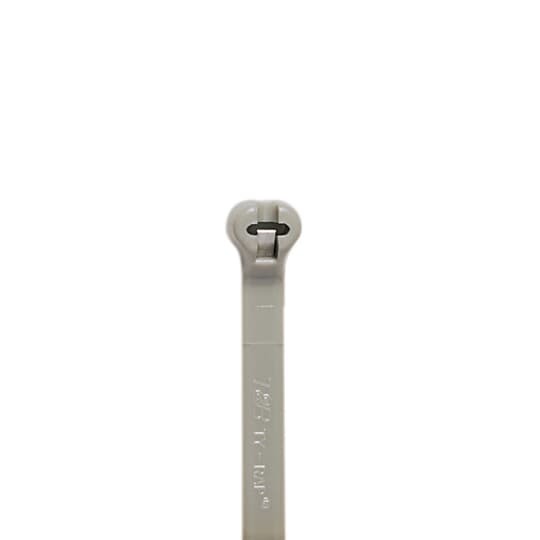 TY525M-8 Ty-Rap TYM Standard High Performance Cable Tie, 7.31 in L x 0.184 in W x 0.043 in THK, Nylon/Polyamide 6.6, Gray