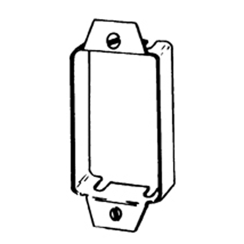 1490 Switch Box Extension, 1 Gang, 7/8 in D, Steel