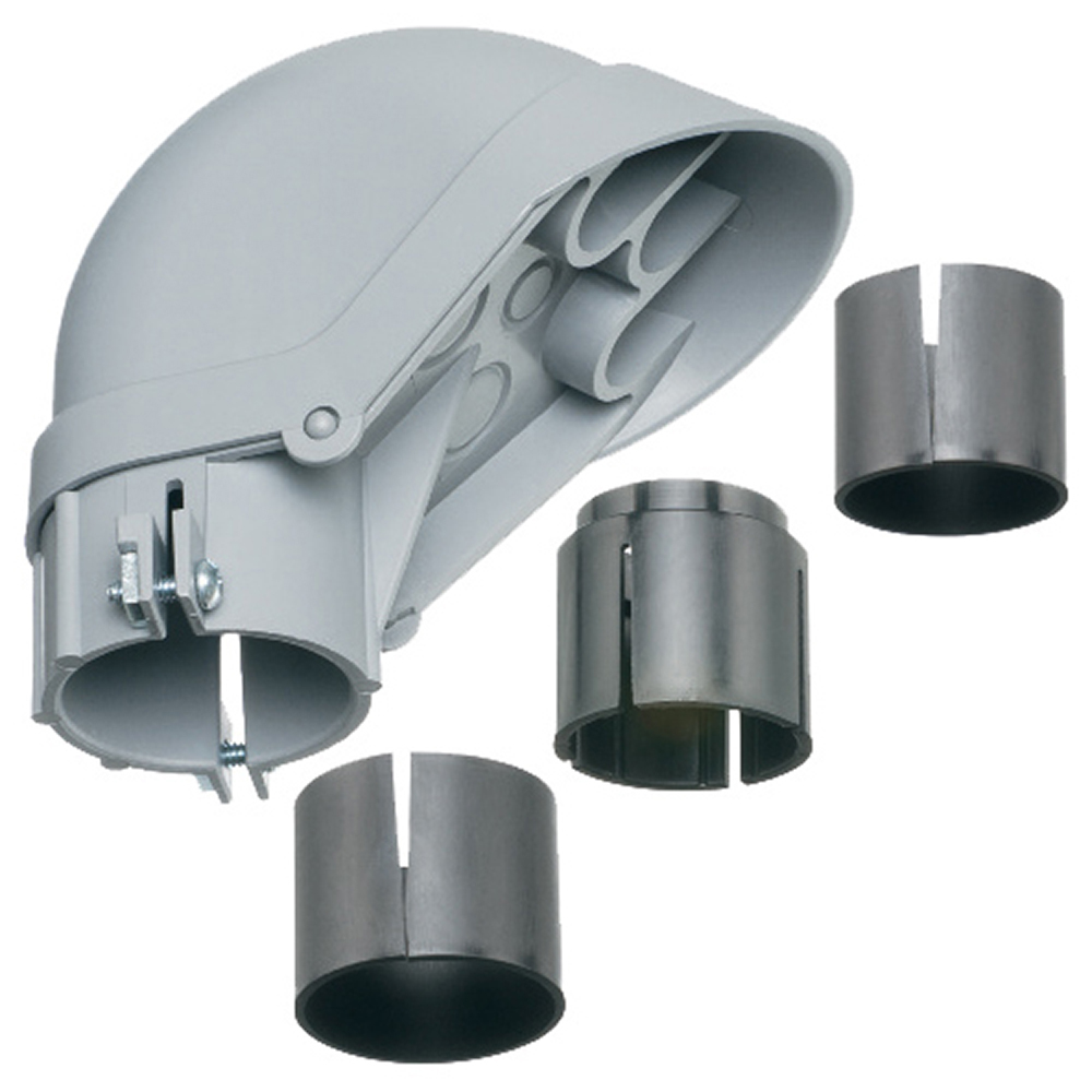 PVC1040 Combination Entrance Cap, 1-1/4 in, 1-1/2 in, (3) 0.823 in, 0.635 in Hole, For Use With EMT/IMC/Rigid PVC Conduit, PVC