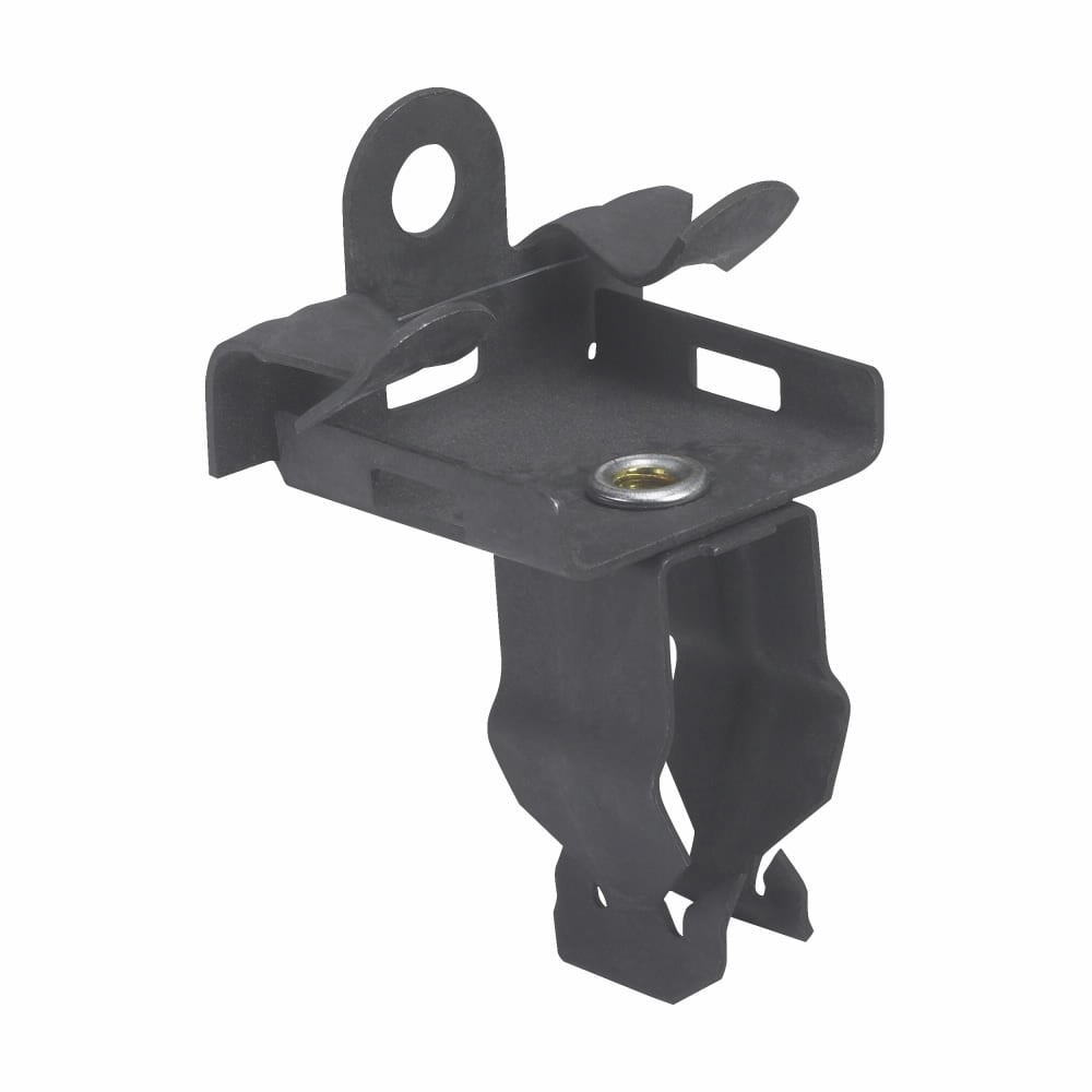 BP-16-U-2-4 Push Style Conduit to Beam Fastener, 1 in, 3/4 in Conduit, 1/8 to 1/4 in THK Flange, 25 lb Load, High Carbon Steel, Zinc Phosphate