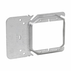 Eaton Crouse-Hinds series Uni-Mount Cover, 4", Raised surface, Steel, Two-gang, 1/2" raised, 6.0 cubic inch capacity