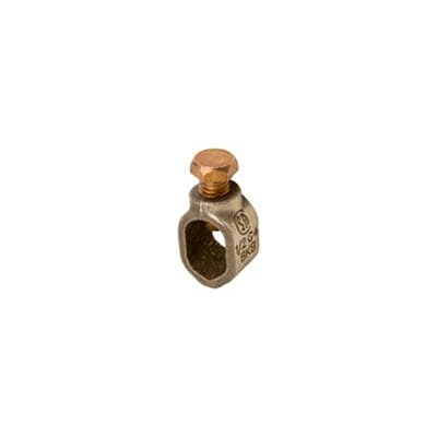 G4 Blackburn EZ-Ground Type G Budget Line Non-Insulated Grounding Rod Clamp, 1/2 in Rod, 10 to 2 AWG Conductor, Copper