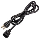 3 Prong Cord in Black