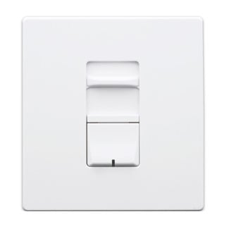 AWSMG-XDW Renoir 2-Wire Wide Wall Box Dimmer With Standard Heat Sink, 120/230/277 VAC, 16 A, 1 Pole, White
