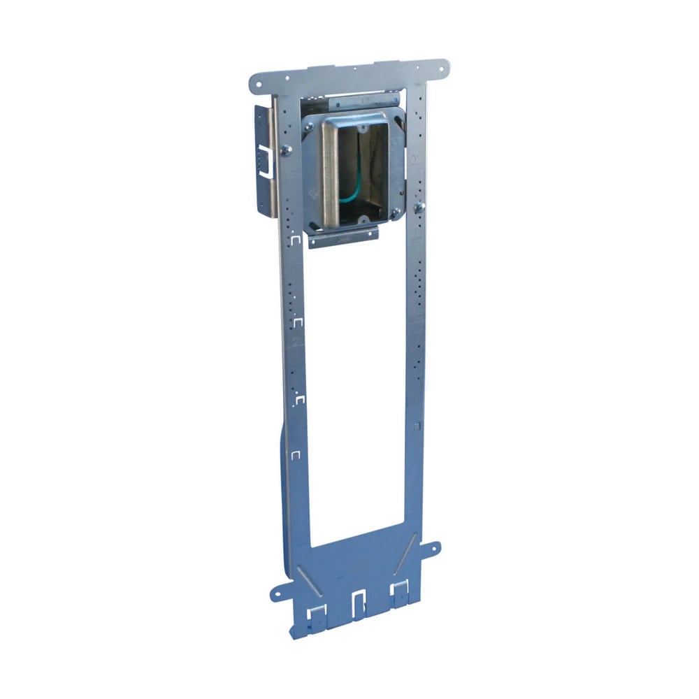 A1FF1G All-in-One Electrical Box, Steel, 32.8 cu-in Capacity, 1 Gang, 19 Knockouts, 7-3/4 in W x 3-5/8 in D x 22-3/16 in H