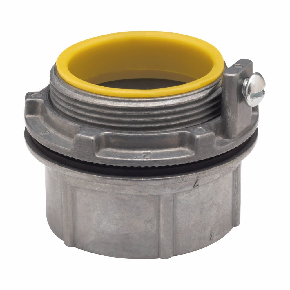 CHG2 Threaded Grounded Hub, 3/4 in, For Use With IMC/Rigid Conduit, Zinc, Natural