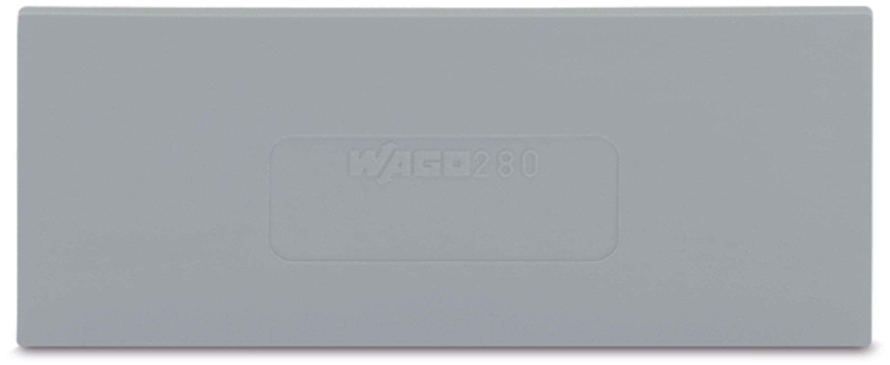 280-344 Separator Plate, For Use With Rail Mounted, Polyamide, Gray