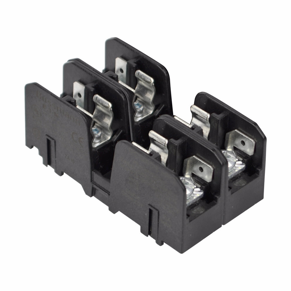 Eaton Bussmann series BMM fuse blocks, Fuse Blocks, 30 A, Two-pole, 200 kA, Screw/quick connect, 200 kAIC, 600 V