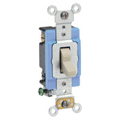 1202-2I Self-Grounding Toggle Switch, 120/277 V AC, 15 A, 1/2, 2 hp Power Rating