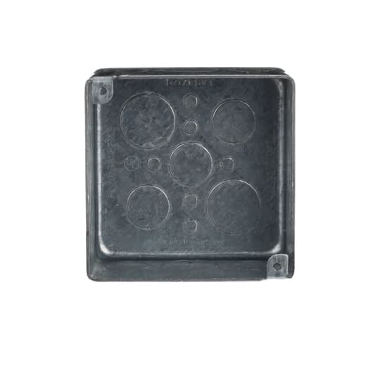 52171-SVT Steel City Vaportight Outlet Box, Steel, 30.3 cu-in Capacity, (1) Outlets, 4 in H x 4 in W x 2-1/8 in D