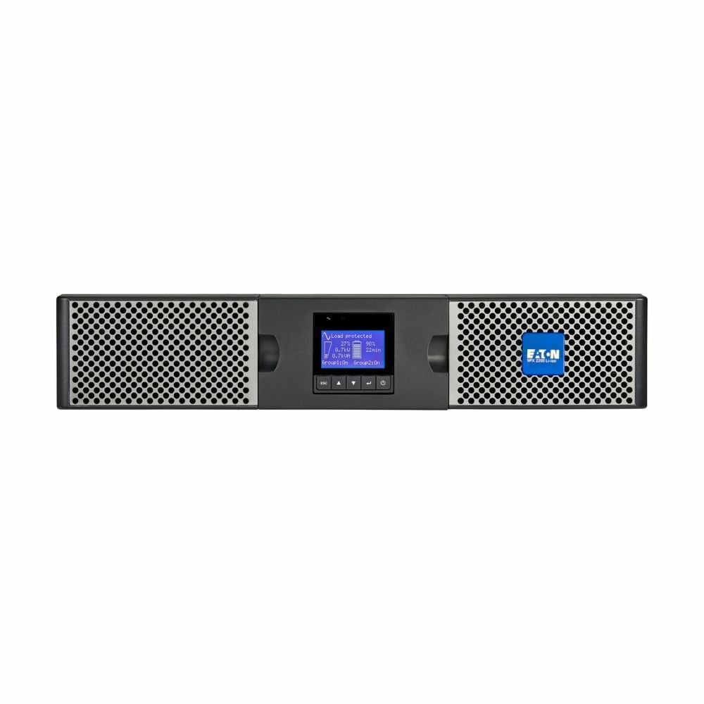 9PX2200GRT-L Online/Double Conversion UPS, 208 V, 2000 W Power Rating, 10 Receptacles