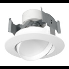 Retrofit Downlight 4 Inch Round Adjustable 11W, LED, 2700k, White