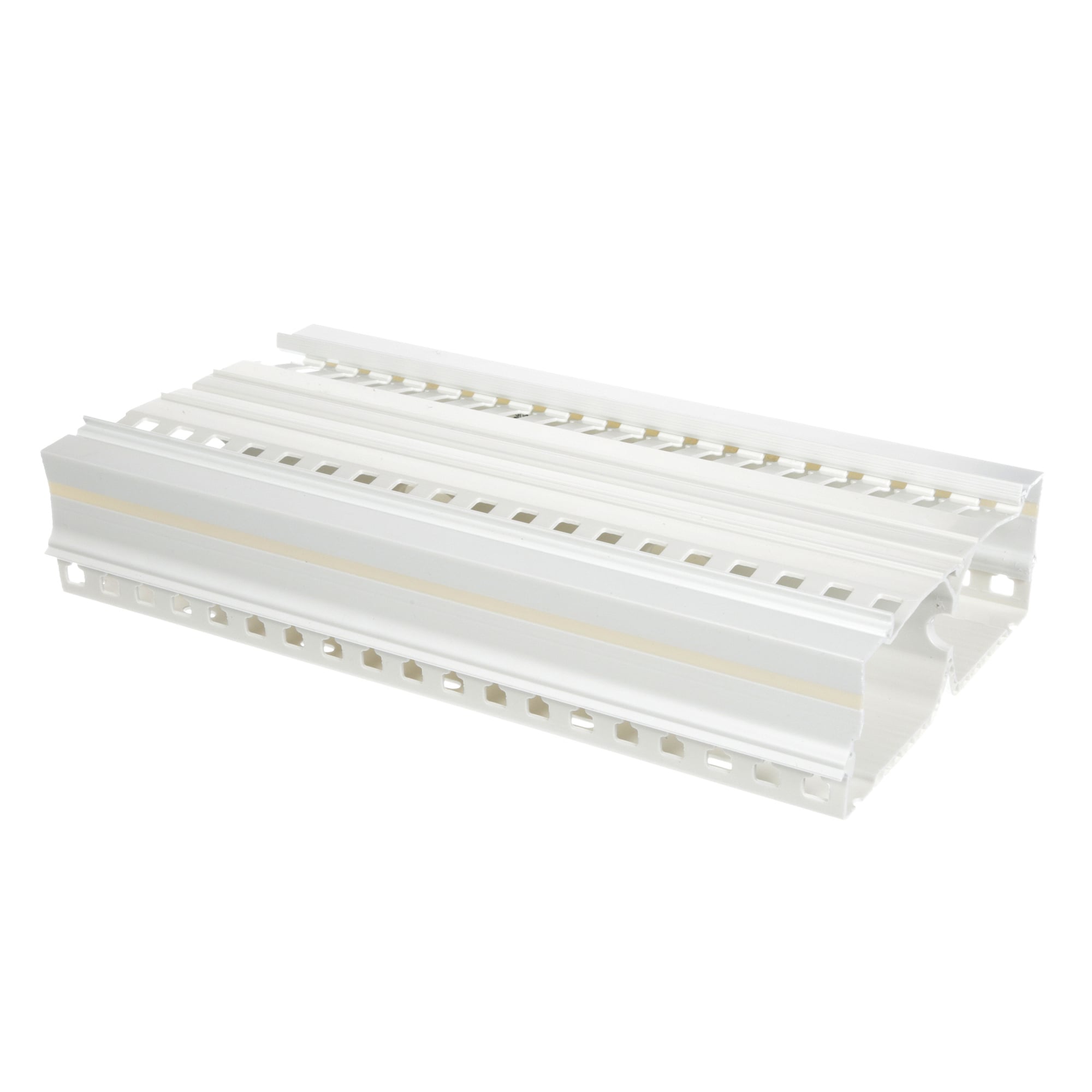 DRD33WH6 PanelMax Panduct Wiring Duct, 0.31 in Slotted Slot, 7.22 in W x 3 in D, PVC