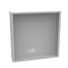 18x4x18 Screw Cover Type 1 UL Listed Steel No Knockouts ANSI 61 Gray Cover with Teardrop Slots Mounting Holes in Back