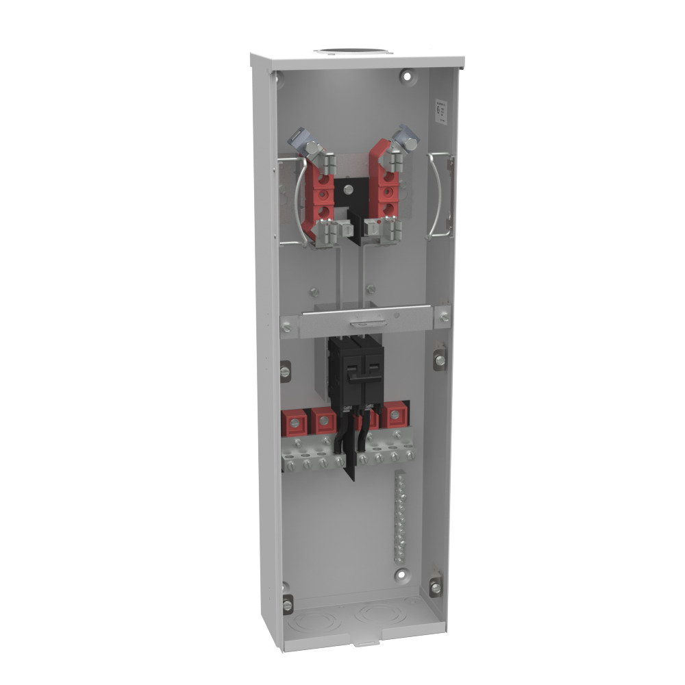 U9648-RL-100 4 Term, Ringless, Small Hub Opening, 1-100 Amp, Main Breaker, Triple Tap