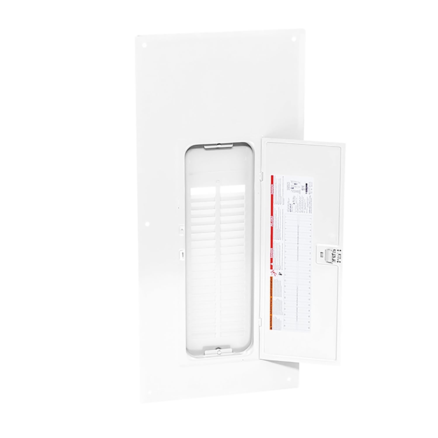 QOC40UFW 40-Circuit Standard Cover, 0.7 in L x 15.44 in W x 34.98 in H, Flush Mount