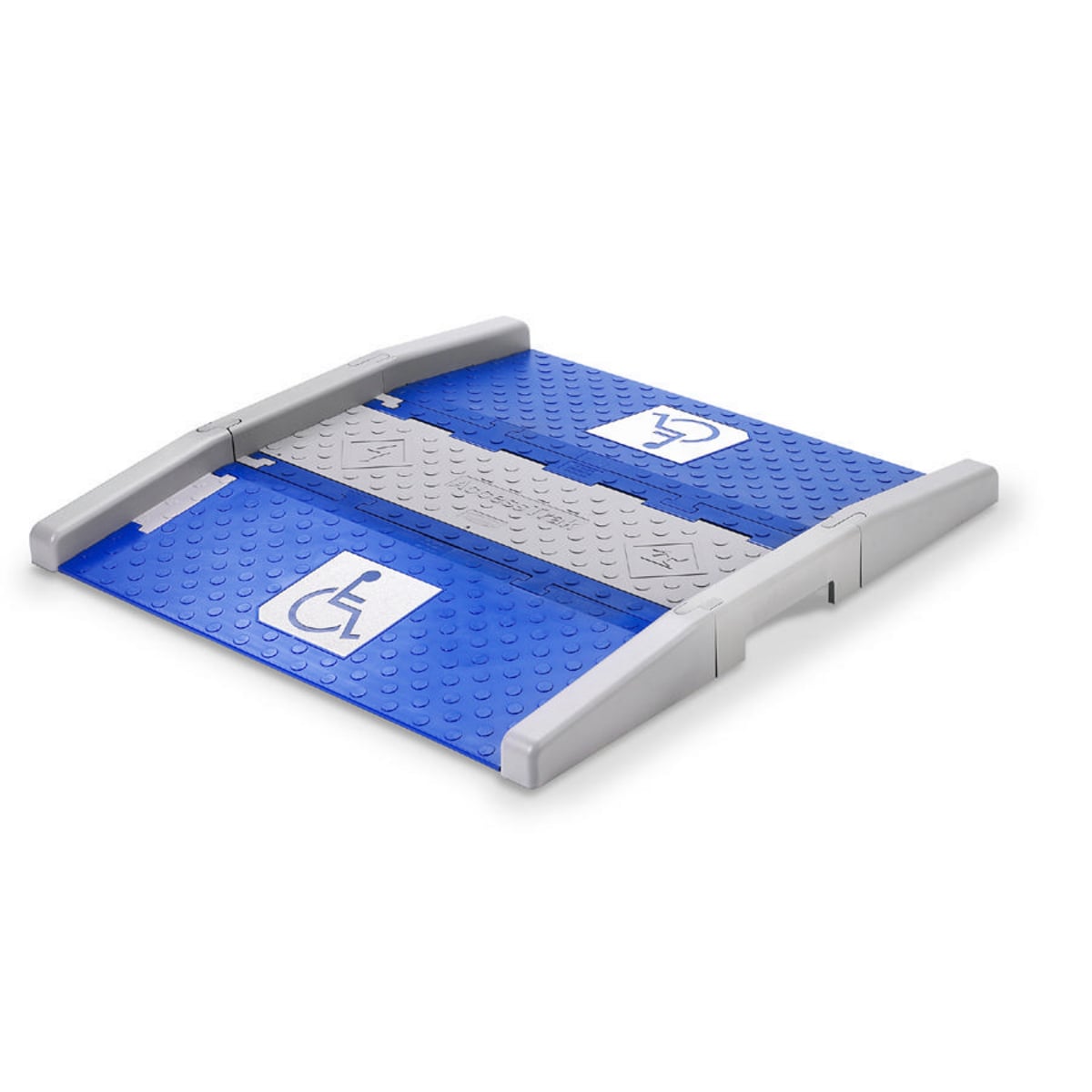 HBLAT5KITA Standard Channel Trak, 3.42 ft OAL x 42.9 in OAW x 4 in OAH, 5 Channel, Blue/Gray