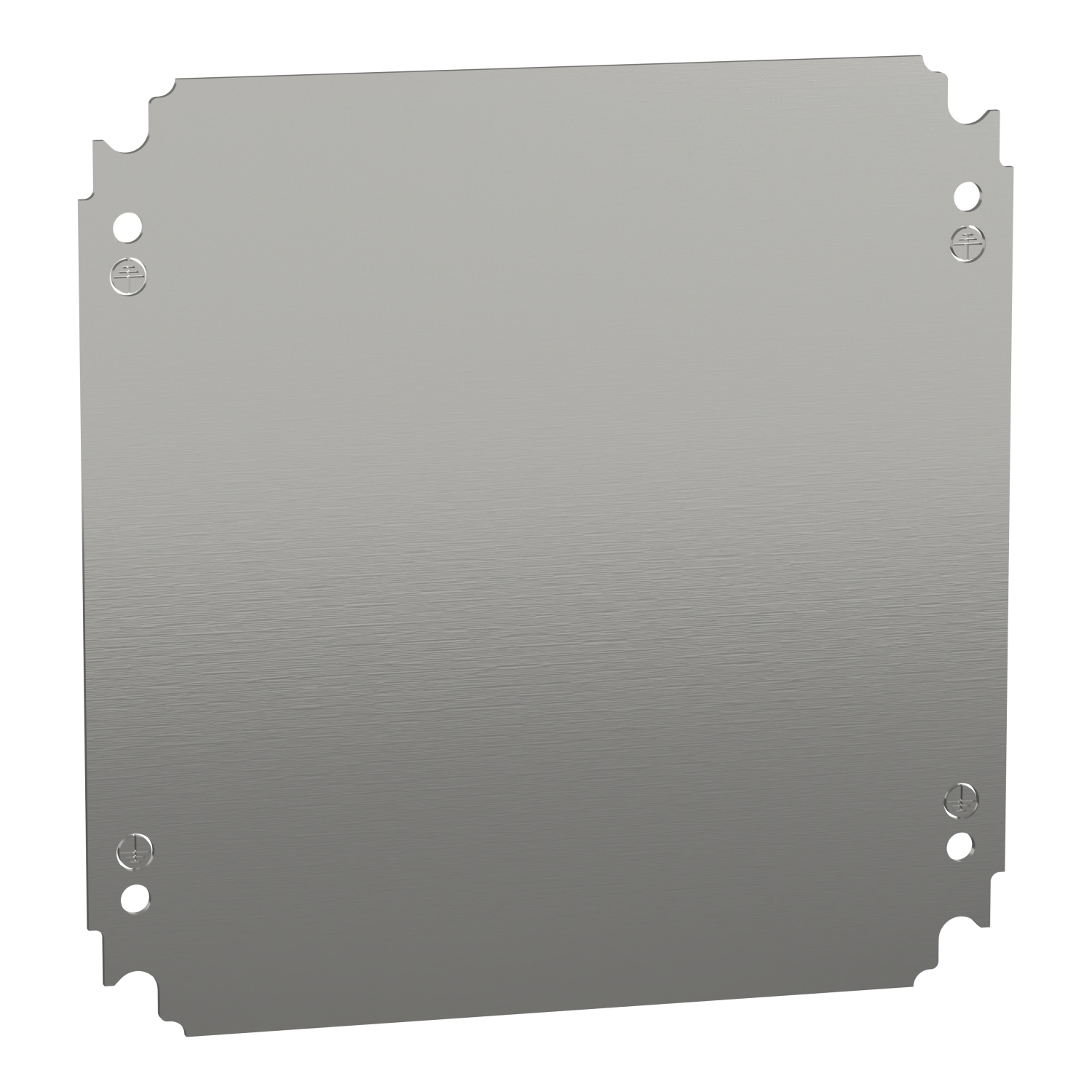 NSYMM33 Plain Mounting Plate, Steel