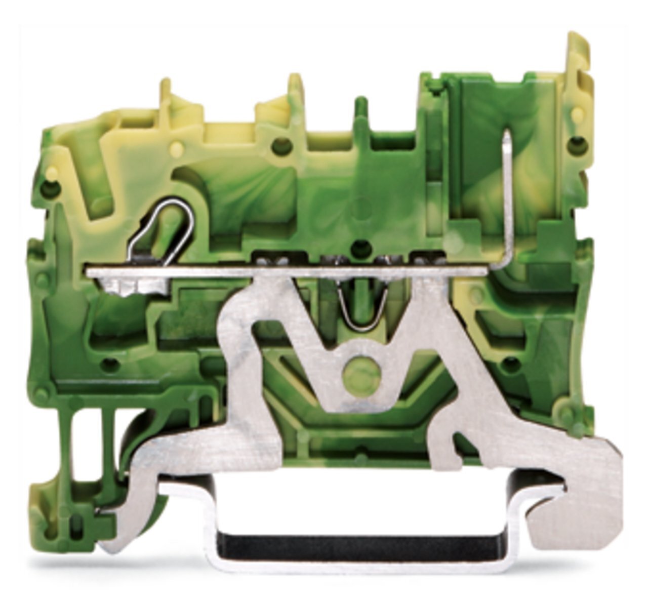 2022-1207 Operating Tool Ground Carrier Terminal Block, 22 to 12 AWG Wire, 1 Poles, DIN Rail Mount