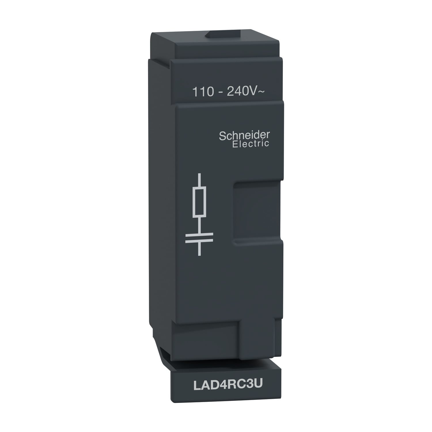 LAD4RC3U LAD4 Type D RC Circuit Suppressor Module, 110 to 240 V AC, 50/60 Hz, 110 to 240 V AC V Coil