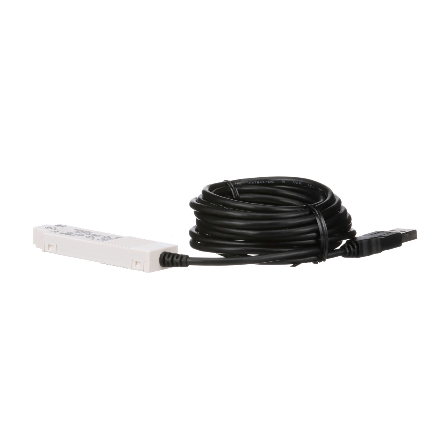 SR2USB01 USB PC Connecting Cable, 3 m L Cable, For Use With SR2 and SR3 Zelio Logic Relay