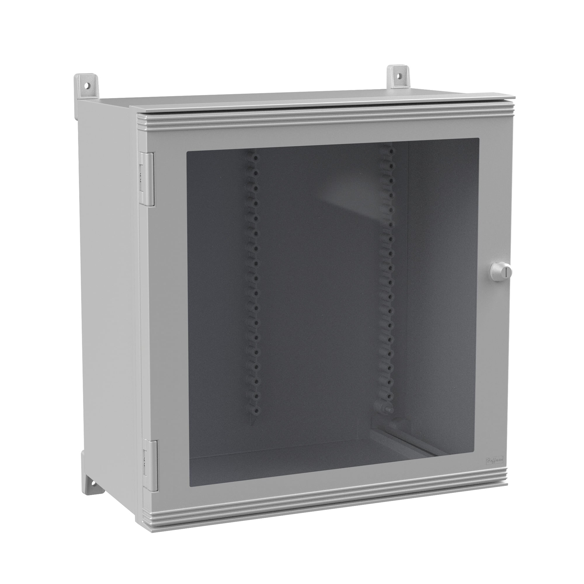 UU606030W Ultrx UX1 Window Door Enclosure, 24.61 in L x 24.09 in W x 12.64 in D, NEMA 4X/IP66 NEMA Rating, Fiberglass