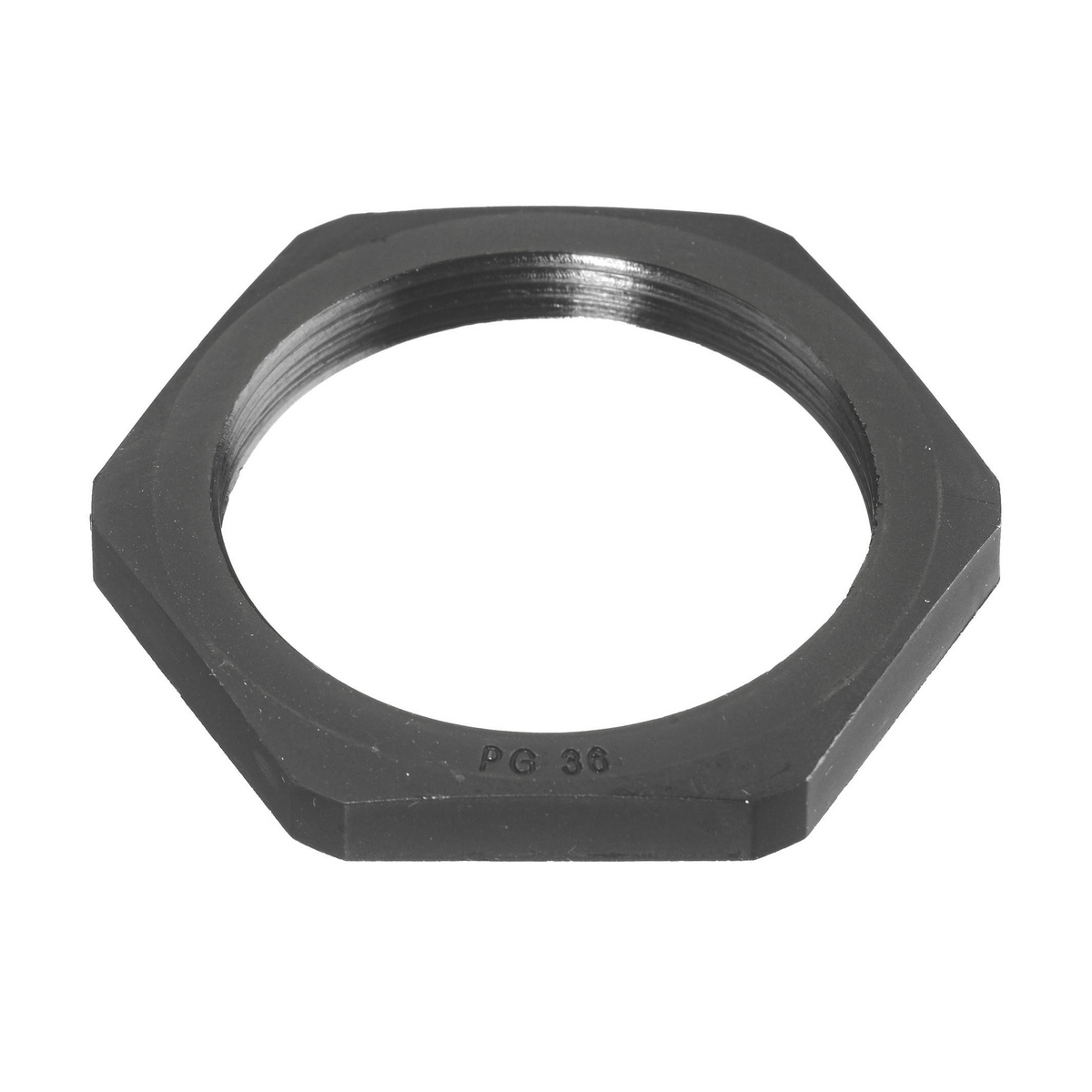 LNP36BPK25 Low Profile Non-Metallic Cord Connector Locknut, PG36, Nylon