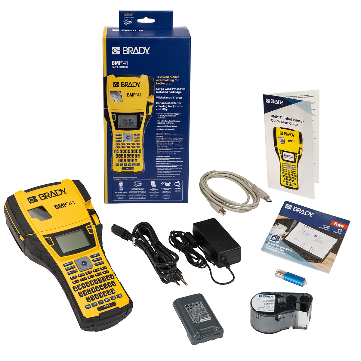 BMP41-KIT-STARTER Label Printer Starter Kit