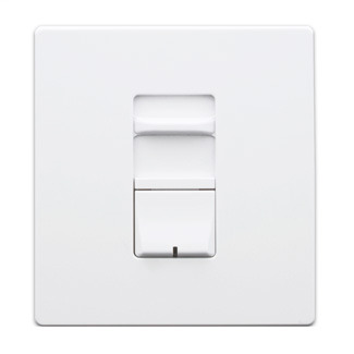 AWSMG-XCW 2-Wire Wide Wall Box Dimmer With Standard Heat Sink, 120/230/277 VAC, 12.5 A, 1 Pole, White