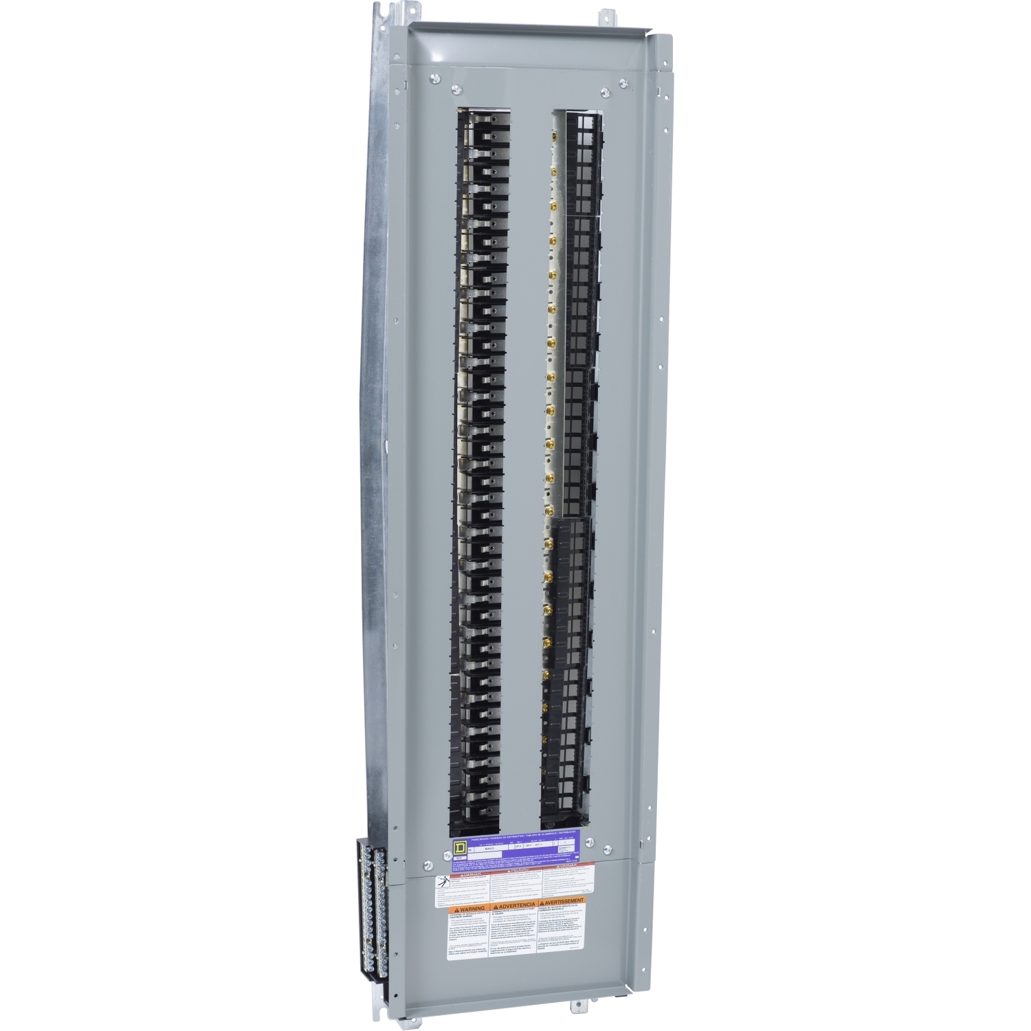 NQ84L2C NQ Series 1-Phase Panelboard Interior, 240 VAC, 48 VDC, 225 A, 84 Spaces