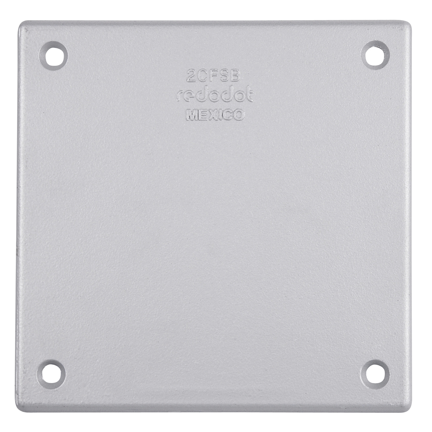 2CFSB T&B FS/FD Blank Weatherproof Device Box Cover, 4-9/16 in L x 4-5/8 in W, Die Cast Aluminum