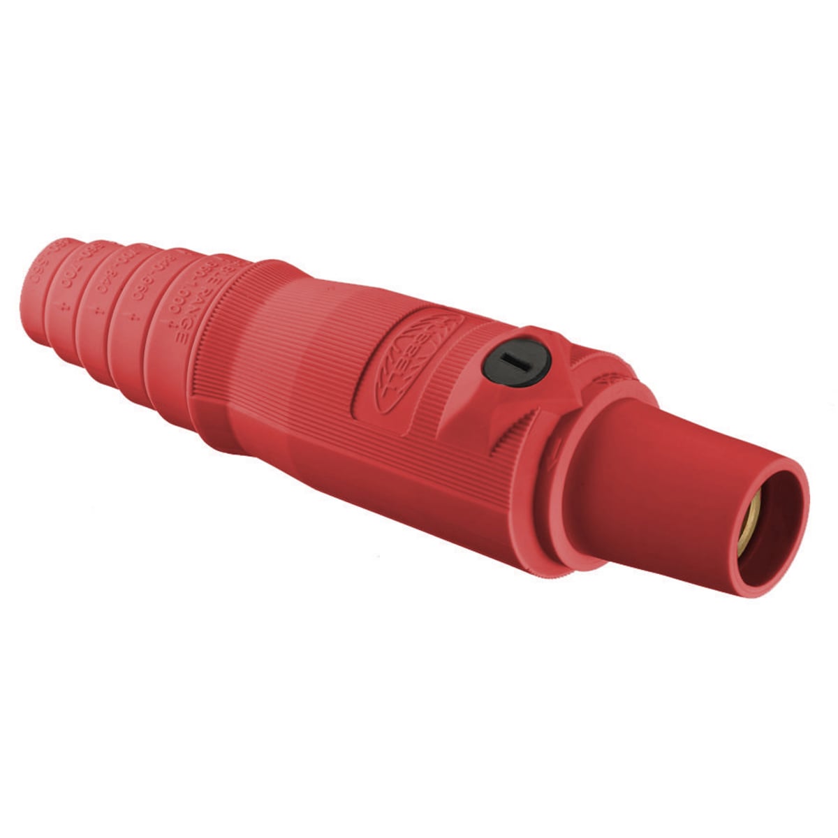 HBL300FR 16 Series 1-Pole Female Heavy Duty Industrial Grade Standard Single Pole Plug, 600 V AC/250 V DC, 300 A, 4 to 2/0 AWG Wire, Pressure Screw Terminal Connection, 3R/4X/12 NEMA Rating