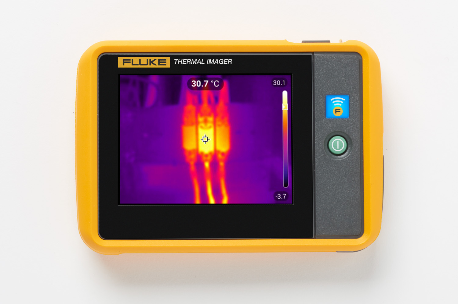 FLK-PTI120-9HZ-400C Test Equipment Pocket Thermal Imager, 3.5 in LCD Touchscreen Display, 14 to 122 deg F, 120 x 90 pixel Resolution
