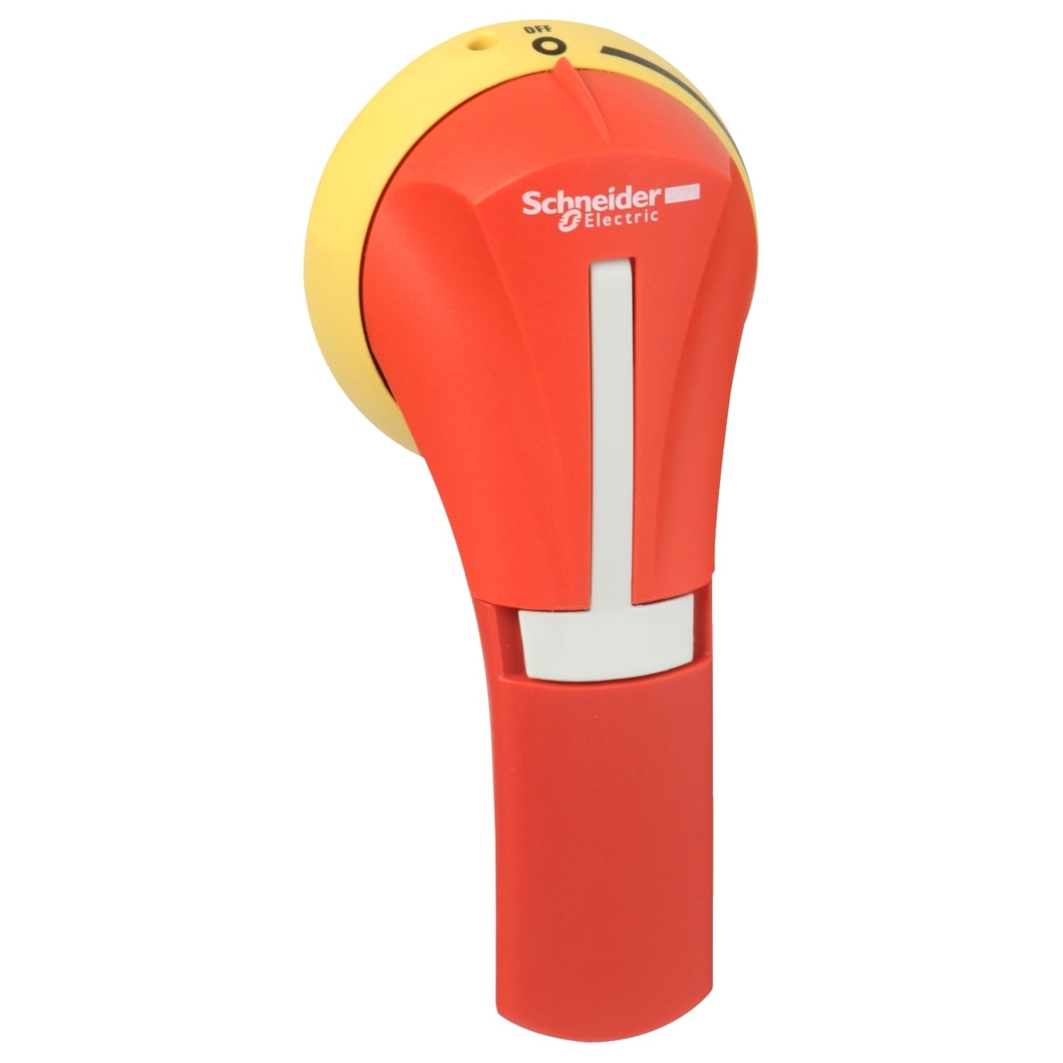 GS2AH140 TeSys 2-Position External Frontal Rotary Handle With Rotary Handle Padlocking, Red/Yellow